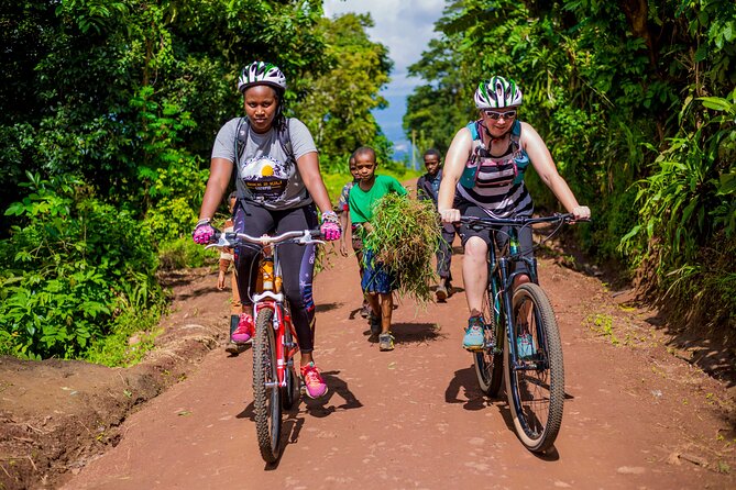 1-Day Moshi Villages bike tour - Rau Forest Reserve and the colobus monkey moment