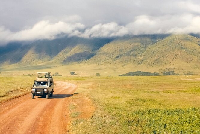 1 Day Private Ngorongoro Crater Safari - Getting Set Up in the Conservation Area