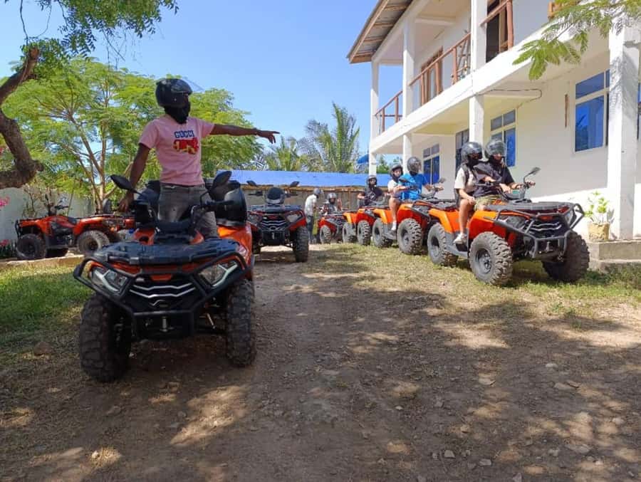 2h-Quad Zanzibar: Explore the heart of zanzibar by Quad - Drone footage: how they capture the view without slowing you down