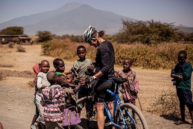 3 Days Private E-Bike Tour in West Kilimanjaro - Day 2 early ride into dry grasslands, with wildlife potential