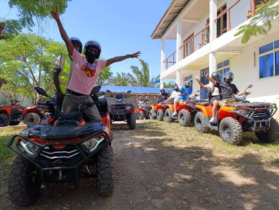 3-hour quad bike tours in Nungwi and Kendwa along coastal paths and through villages - Key Things I’d Book This For