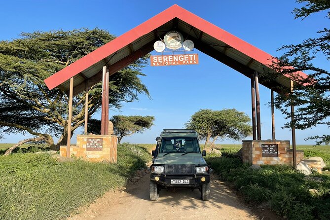 4 days Tarangire National park, Serengeti National park and Ngorongoro crater - Day 2 Serengeti arrival, a long drive with crater glimpses en route