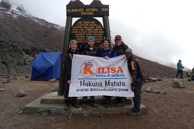 6 days Machame route climbing Mt.Kilimanjaro - Day 3, Lava Tower at about 4,630m and the acclimatization payoff