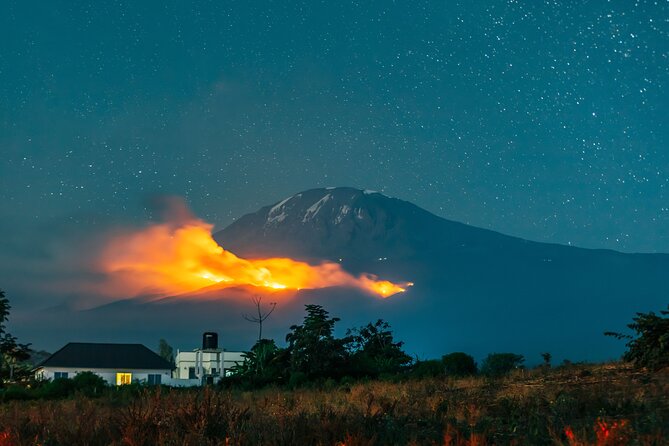6 Days Mount Kilimanjaro Climbing via Rongai Route - Day 1 to Simba Camp: moorland air, caves nearby, and views toward Kenya