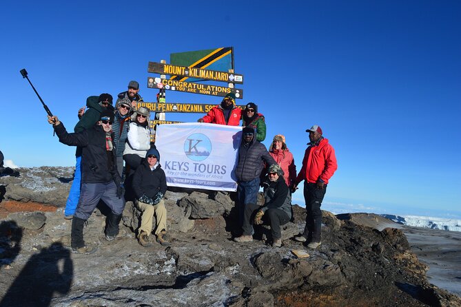 7 days, 6 Nights - Private Marangu Route - Day 5: Uhuru Peak at sunrise, headlamps and volcanic scree