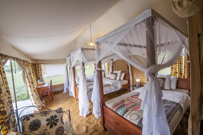 8 Days Tanzania Adventure Tented Camps Safari - Arusha National Park: Buffalo in Ngurdoto Crater and Flamingos at Momela Lakes