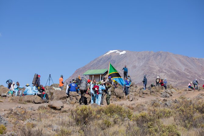 Climbing Kilimanjaro - Marangu Route - Day 1: rainforest into Mandara Huts, with Colobus monkeys in the mix
