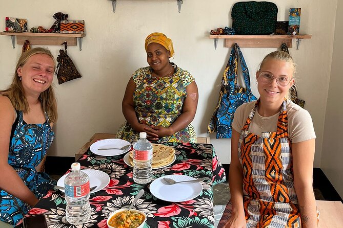 Cooking and Sewing & Jewelry Workshops in Arusha - Cooking at the daycare kitchen: chapati or pilau with spice guidance