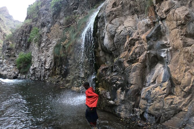 From Arusha to Zanzibar : 11 days From Bush to Beach safari - Lake Natron and the Flamingo Walk: When the Scenery Looks Unreal