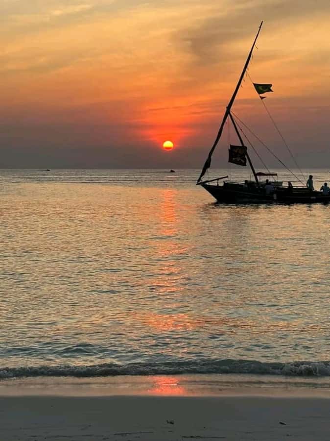 FROM NUNGWI; SUNSET DHOW CRUISE EXPERIENCE - Traditional wooden dhow: why it changes the whole vibe