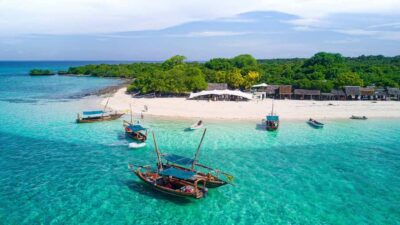 From Paje/Jambian: Safari Blue Snorkelling with Lunch