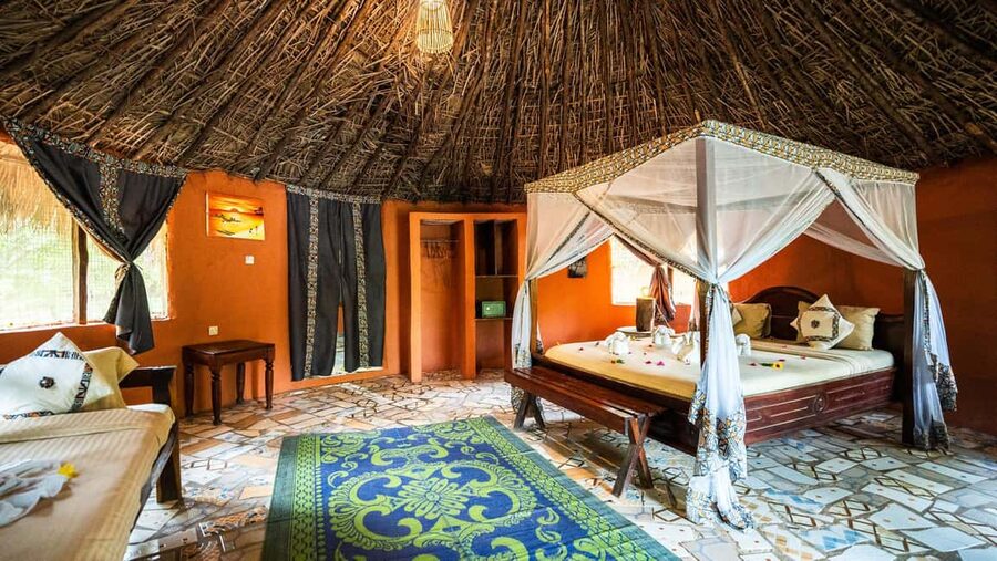 From Zanzibar: Overnight Selous G.R. Safari with Flights - Sleeping Near Selous: Banda Bungalow and Full Board Comfort