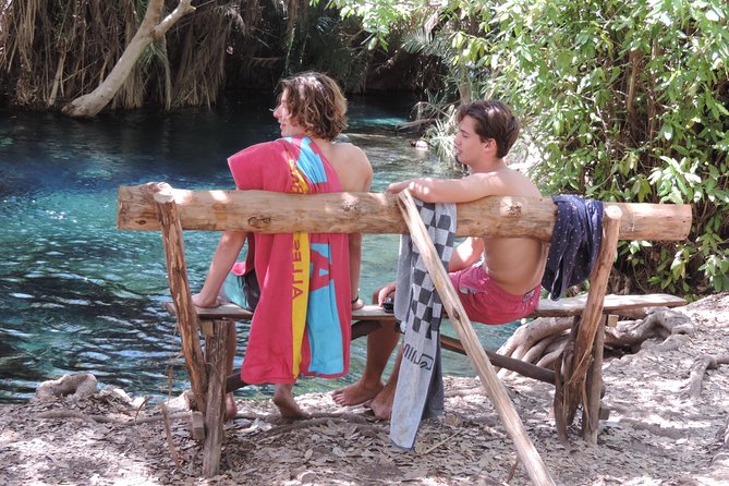 Hot Springs Bike tour - Kikuletwa (Chemka) Hot Springs: clear turquoise water and the monkey factor