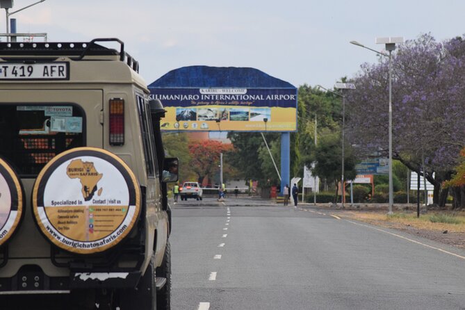 Kilimanjaro Airport Transfer | Pick Up & Drop up | With BURIGI CHATO SAFARIS LTD - Stop 1: Pickup from Kilimanjaro Airport to Moshi or Arusha hotels