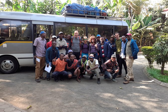 KILIMANJARO MACHAME ROUTE, (Climb 7days) "Whiskey" route - Day 2, Shira 2 Camp: leaving the forest for heath and a big gorge crossing