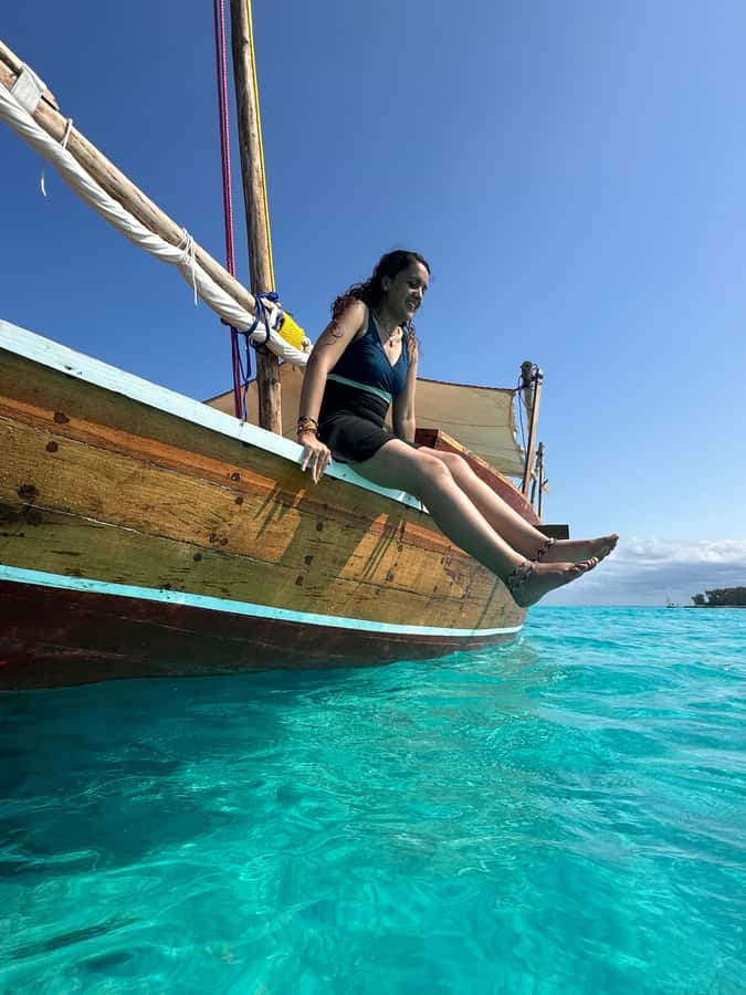 Matemwe: Mnemba Island Dolphin & Snorkeling Boat Trip - The ride out from Matemwe, what the boat time feels like