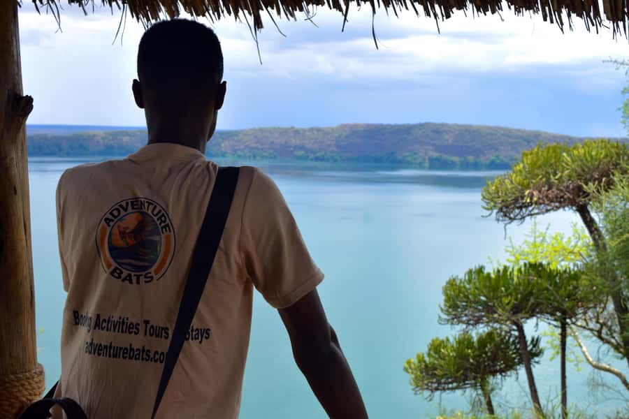 Moshi: Lake Chala Tour: Hiking &/or Kayaking - The Border Rock Hike: 2 to 3 Hours, Two Feet, One Photo