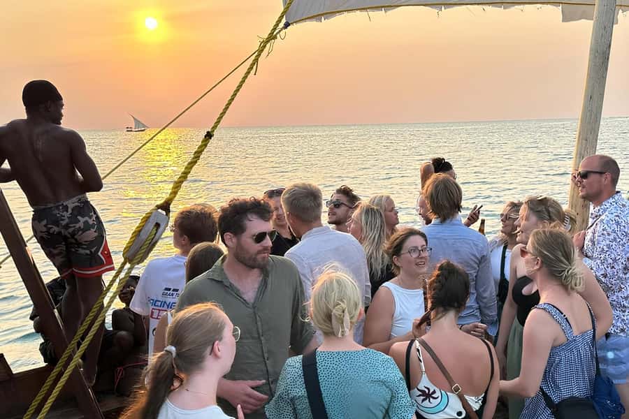 Nungwi and Kendwa: Sunset Cruise Dhow - The dhow boat and triangular sails you will actually notice