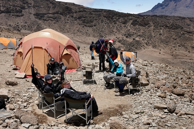 Private 8 day Northern Circuit Kilimanjaro Climb - Day 6 at School Hut: the final climb before the midnight summit assault