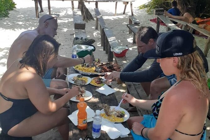 Private Full-day Safari Blue Trip with Lunch buffet - The route rundown: from Sandbank to Kwale Island
