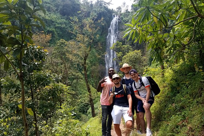 Private Tour to Materuni waterfalls, coffee tour & Kikuletwa hot- springs - Materuni Waterfalls hike: views, a walk through Chagga life, big drop