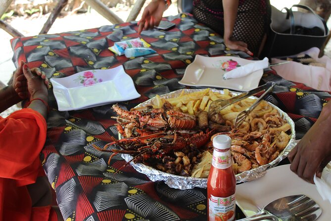 Safari Blue Zanzibar City Tanzania - Stop 2: Mangrove-framed lagoon, then Kwale Island lunch