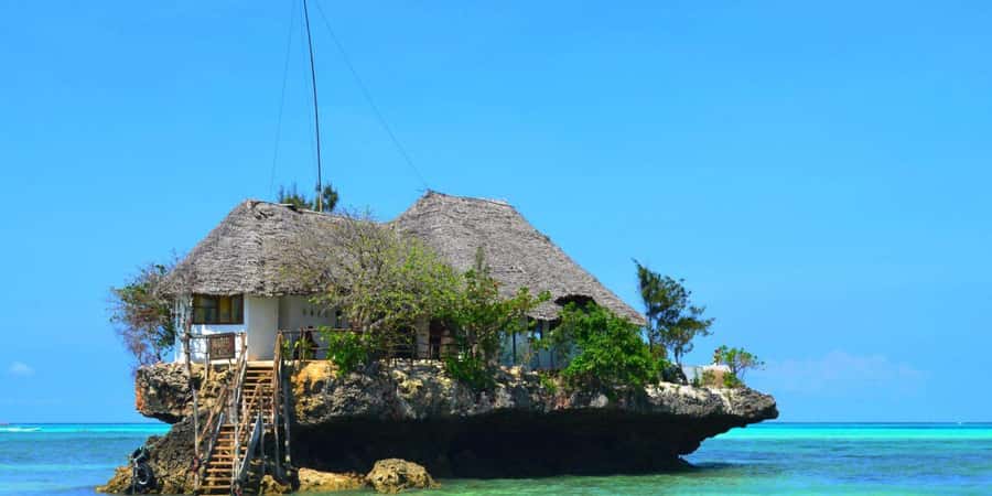 Salaam Cave, Starfish Adventure, The Rock Lunch, Kuza Cave - The Rock Restaurant Zanzibar, iconic views and a meal you can plan for