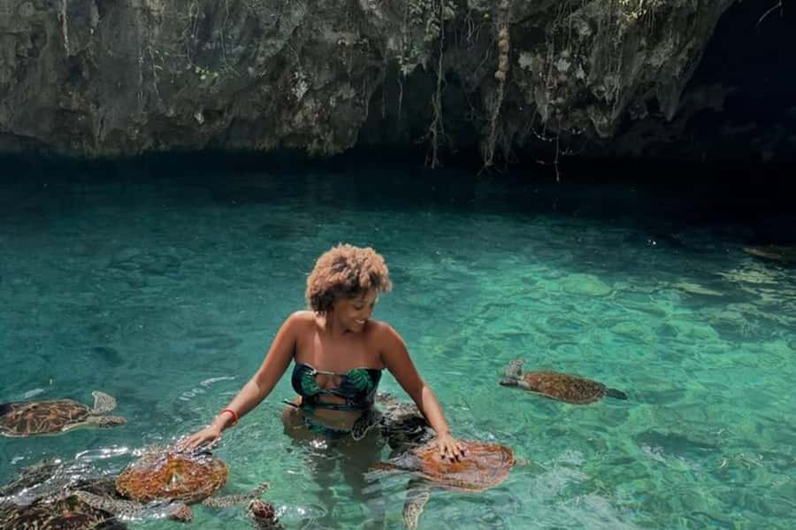 Salaam Cave Swimming & feeding Sea Turtles in Kizimkazi - What to bring (and the small tips that prevent problems)
