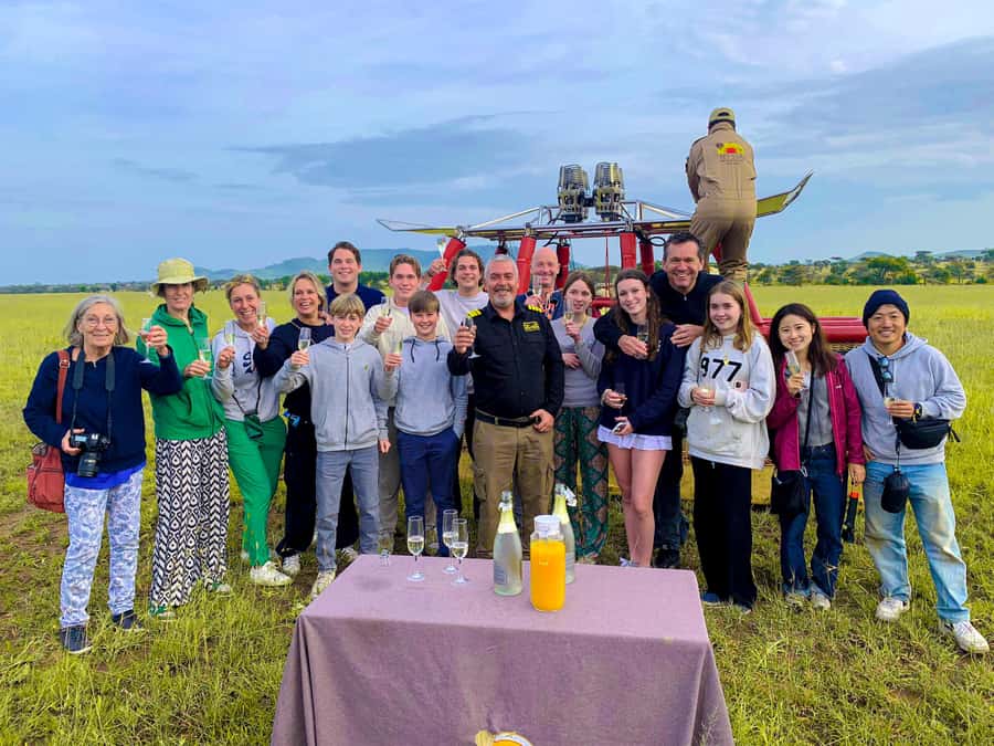 Serengeti Balloon Ride and Luxury Bush Breakfast - Wildlife viewing from above, including migration and photo advantages
