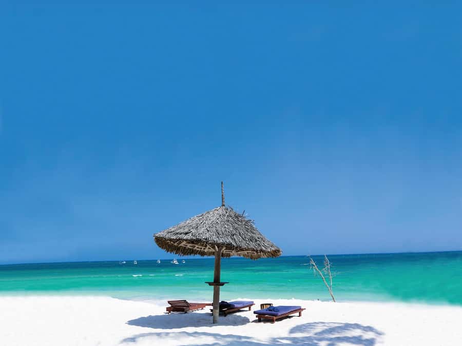 Swim with Sea Turtles, Kuza Cave, Paje Beach, The Rock Lunch - Paje Village and beach time: white sand, easy strolls