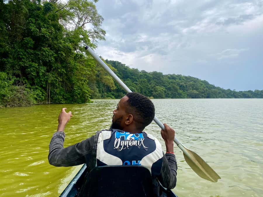 Tengeru Waterfalls Adventure & Lake Duluti Canoeing Escape - Meru Paradise viewpoint and the swing: adrenaline with real payoff
