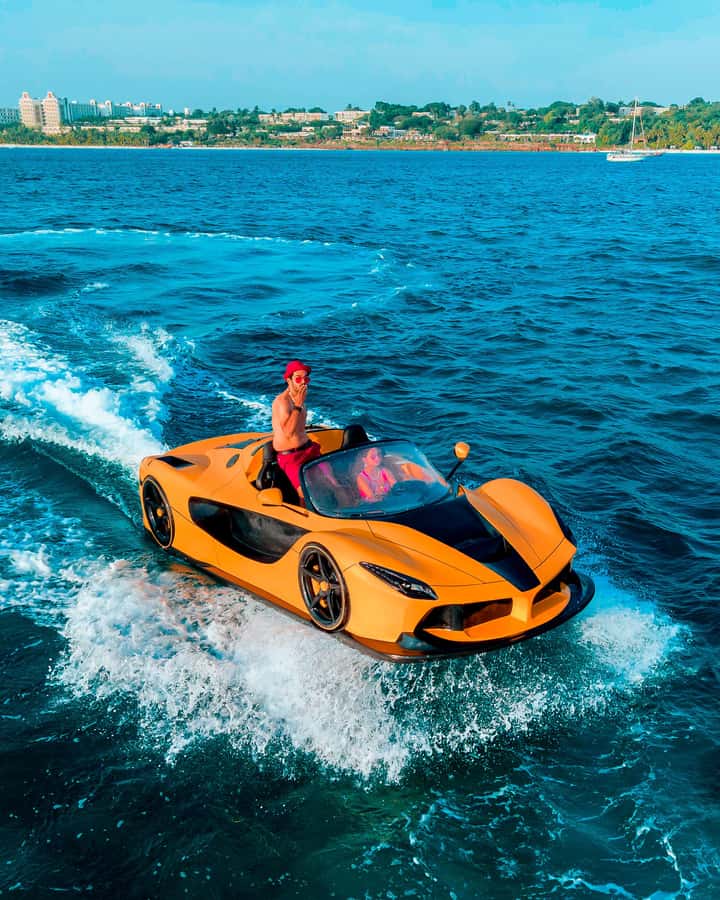 Zanzibar: Jet Car Ride with Drone footages (pickup included) - The Jet-Car Ride: What It Feels Like on Zanzibar Water