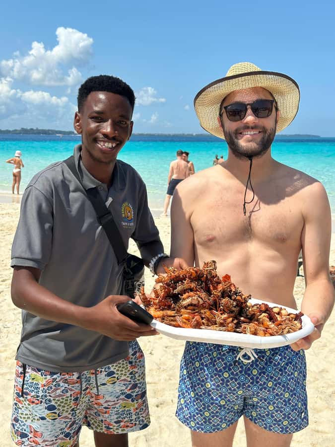 Zanzibar: Prison Island and Nakupenda Sandbank With Lunch - Seafood barbecue lunch on Zanzibar time, plus vegetarian options