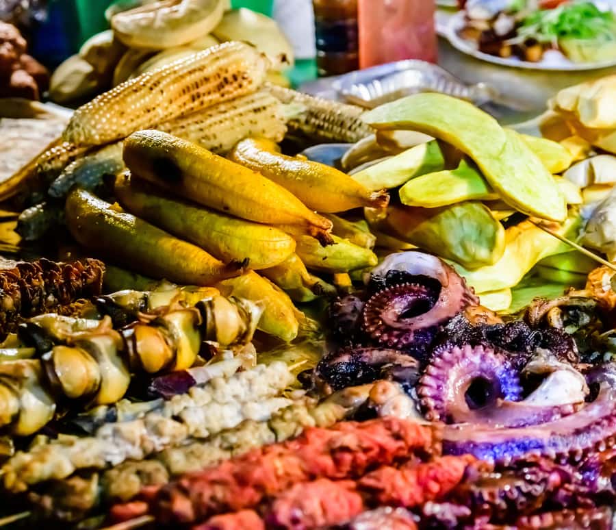 Zanzibar:Stone town Street food market walking tour,transfer - Sunset vibes at Forodhani Gardens: where you eat, not just watch