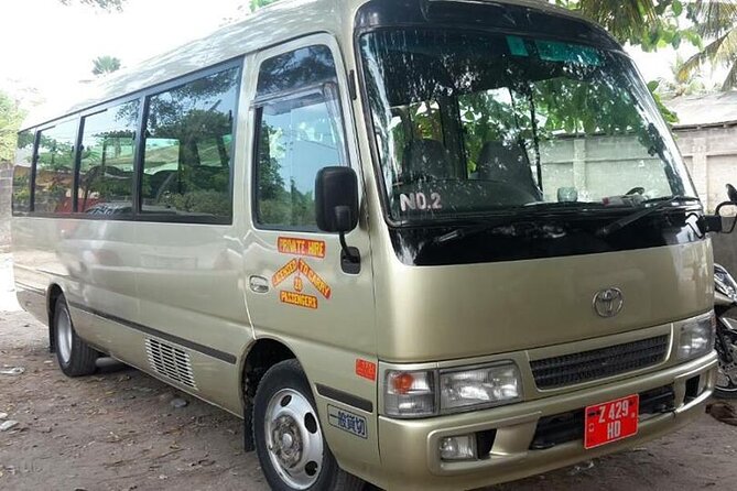 Zanzibar Taxi Service - Spotting Your Driver at Zanzibar Airport, Hotel, or Seaport