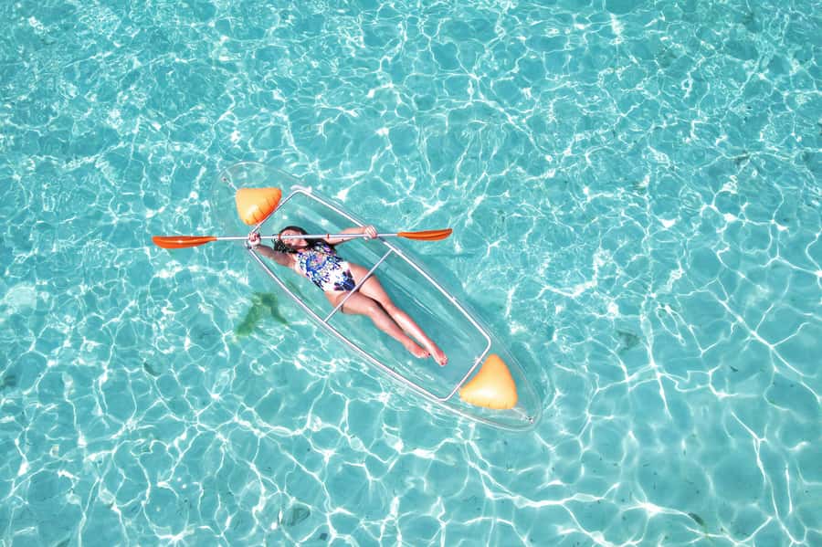 Zanzibar: Transparent Kayak and Drone (with Pickup Included) - What’s Included in the $45 Package (and What You Pay for Separately)